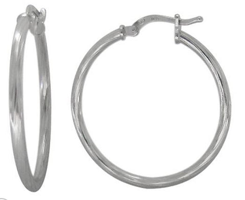 Sterling Silver Hoops