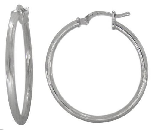 Sterling Silver Hoops