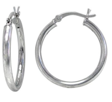 Sterling Silver Hoops