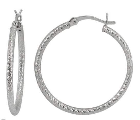 Sterling Silver Hoops