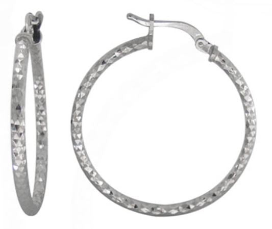 Sterling Silver Hoops