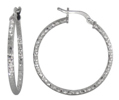 Sterling Silver Hoops