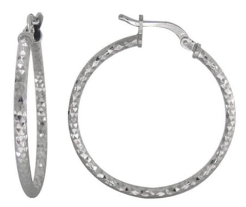 Sterling Silver Hoops