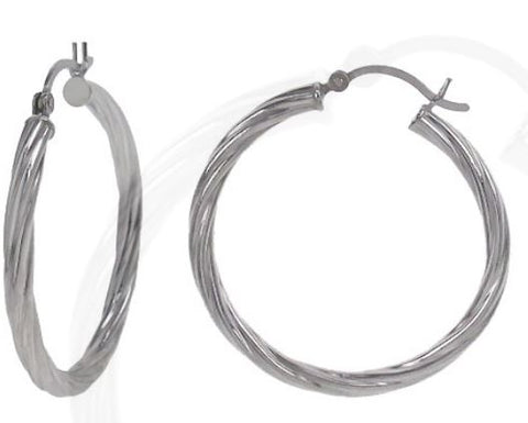 Sterling Silver Hoops