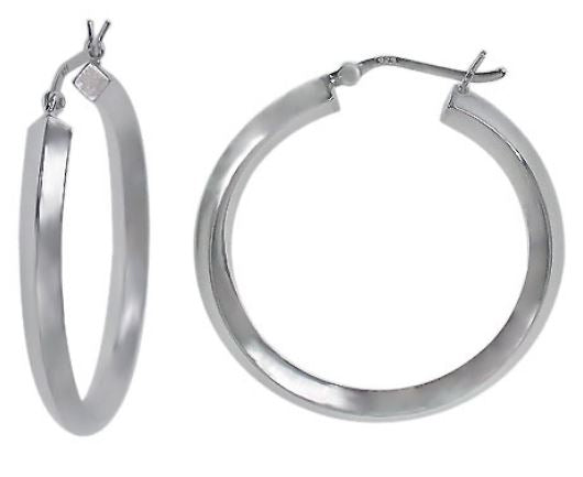 Sterling Silver Hoops