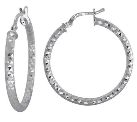 Sterling Silver Hoops