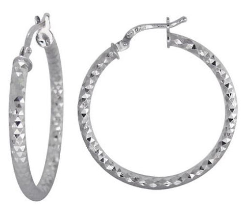 Sterling Silver Hoops