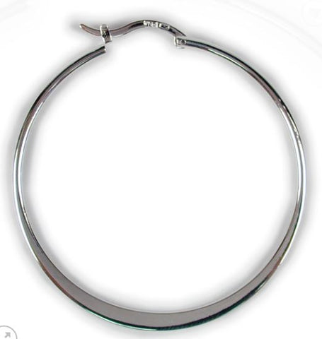 Sterling Silver Hoops