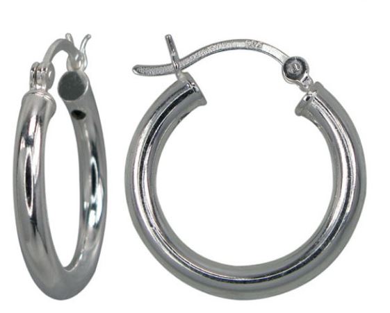 Sterling Silver Hoops