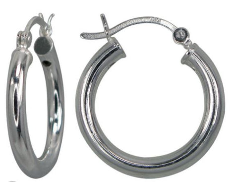 Sterling Silver Hoops