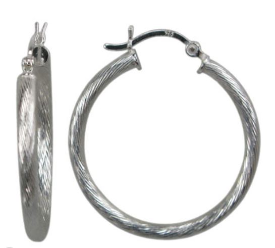 Sterling Silver Hoops