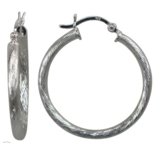 Sterling Silver Hoops