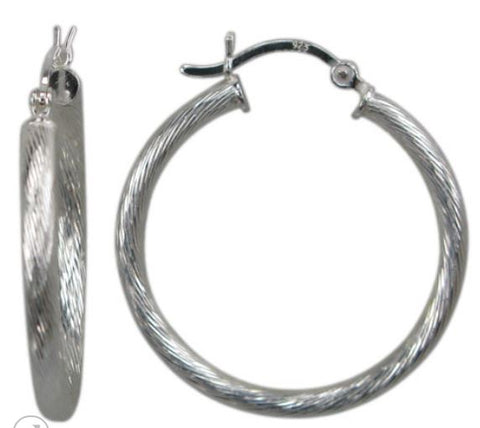 Sterling Silver Hoops