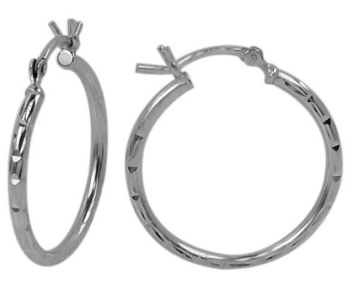 Sterling Silver Hoops