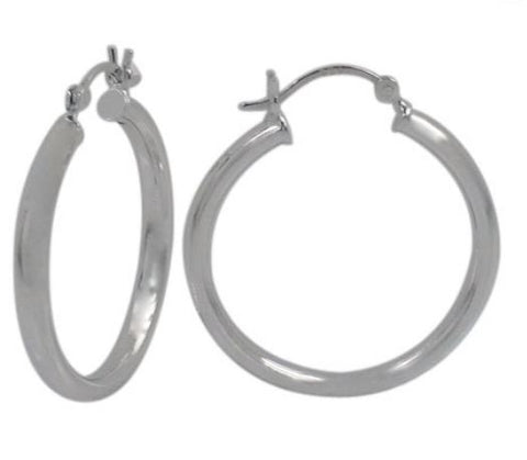 Sterling Silver Hoops