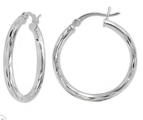 Sterling Silver Hoops