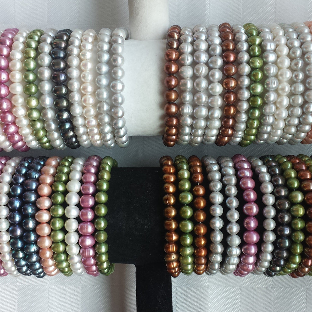 Pearl Stretch Style Bracelets