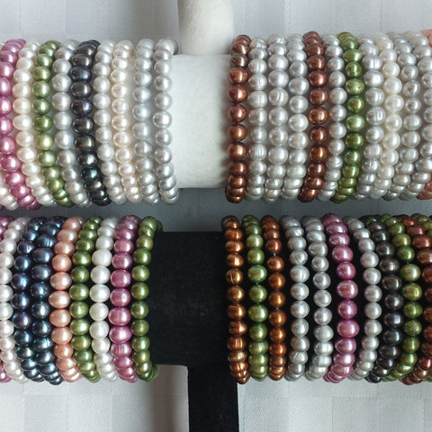 Pearl Stretch Style Bracelets