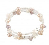 Ladies Wrap Pearl Bracelet