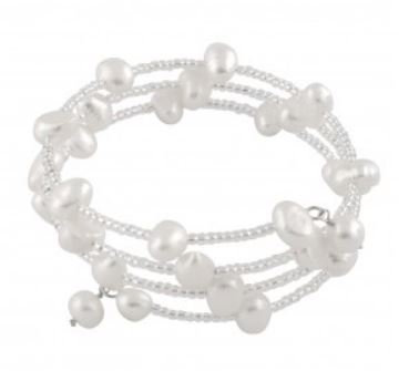Ladies Wrap Pearl Bracelet