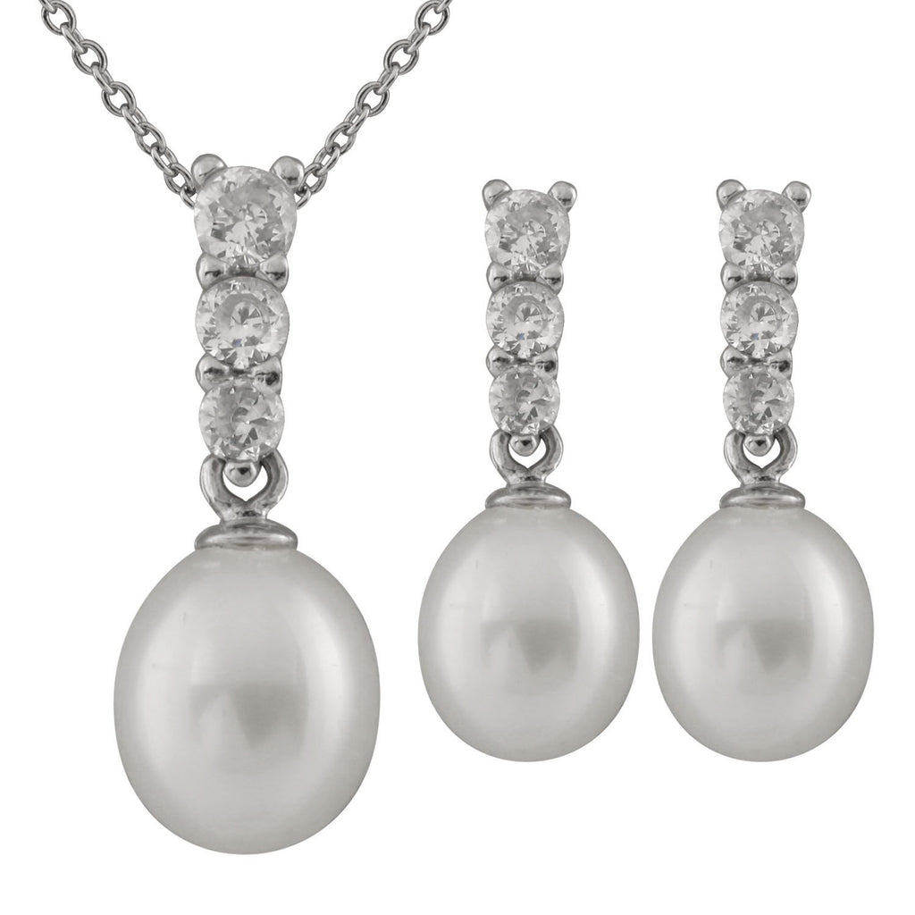 Pearl Pendant Set DOPNESR-187