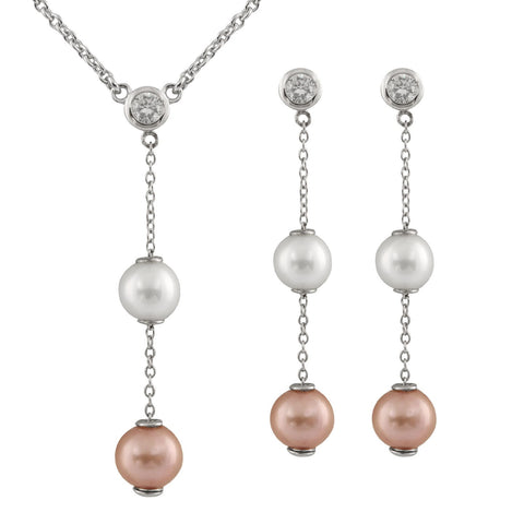 Pearl Pendant Set DOPOSD-194